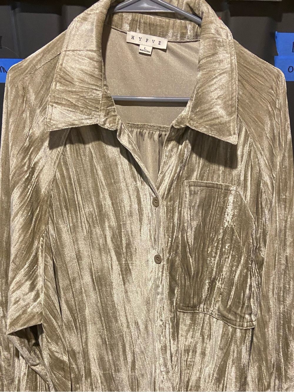 Button-Up Blouse - Women